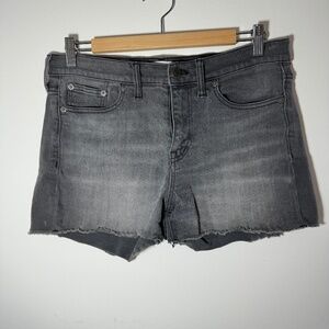 Madewell Acid Wash Stretch Jean Cutoff Shorts Size 27